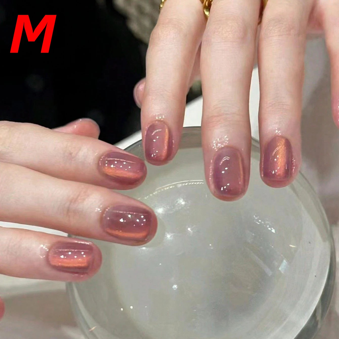 10pcs-XS/S/M French Almond Press on Nails Leopard Print False Nails 3D Bow Wearable Stick-on Nails Fake Nail