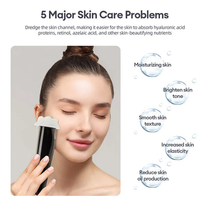 Portable CO2 Oxygen Bubble Pen High-frequency Vibration Facial Cleaning Balance Serum Input Hydration Rejuvenation Beauty SPA