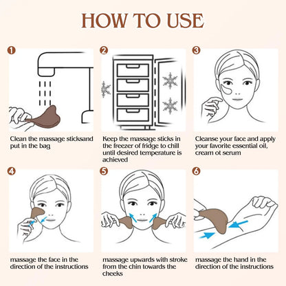 Ice Globes Facial Skin Care Tools for Women Face Eyes, Esthetician Supplies Cooling Spa Globes Cold Roller