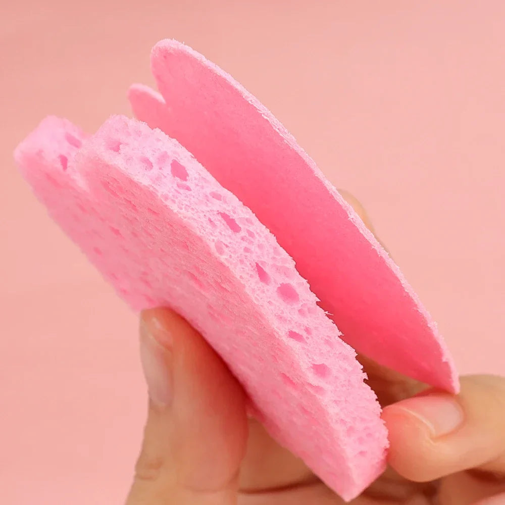 Natural Cellulose Face Sponge Compressed Facial Sponges Spa Sponges Cleansing Massage Pore Exfoliating Mask Makeup Removal