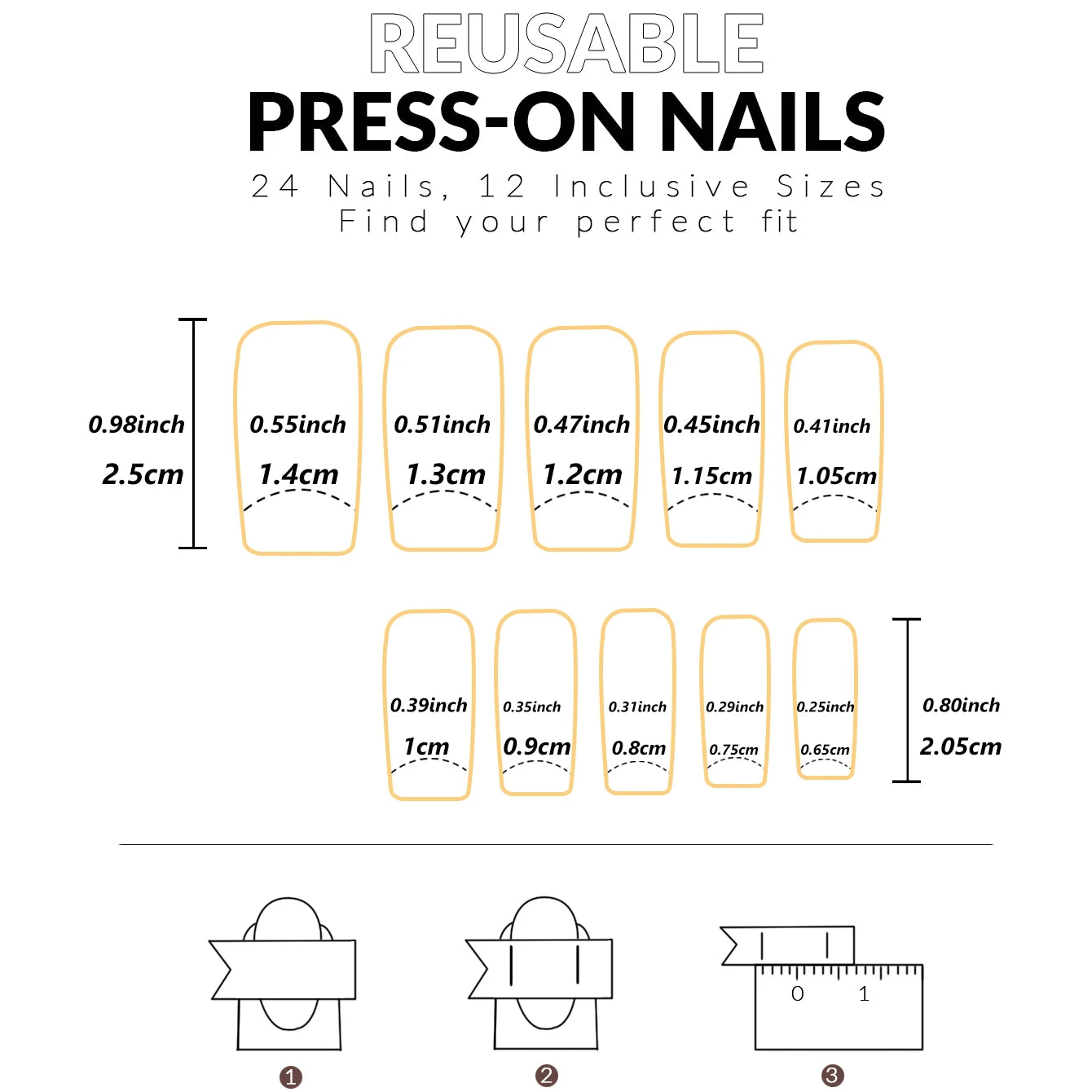 24PCS Long coffin fake nails with wine red color, acrylic shiny gold shimmering wine red design