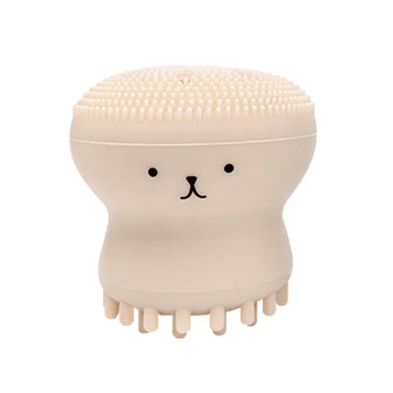 New Face Massage Brush Pore Cleaner Brush Silicone Face Scrubber Skin Care Brush Deep Cleaning Exfoliator Tool XJS02