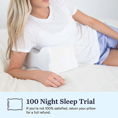 Memory Foam Knee Pillow Back Support Align Spine Pregnancy Body Pillows for Side Sleepers for Orthopedic Sciatica Back Leg Hip