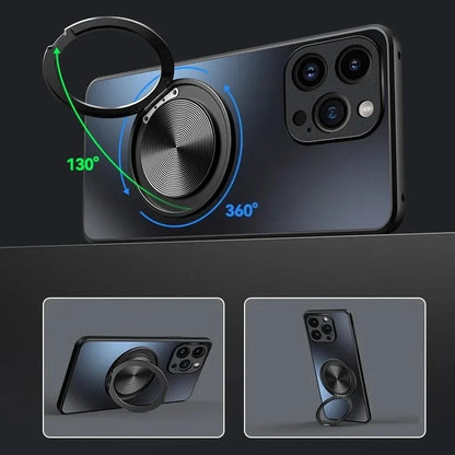 Case for Realme GT 7T GT7 Shockproof Magnetic Holder Matte Hard Phone Cover for Realme Neo 7X Neo7 SE Shell Cases