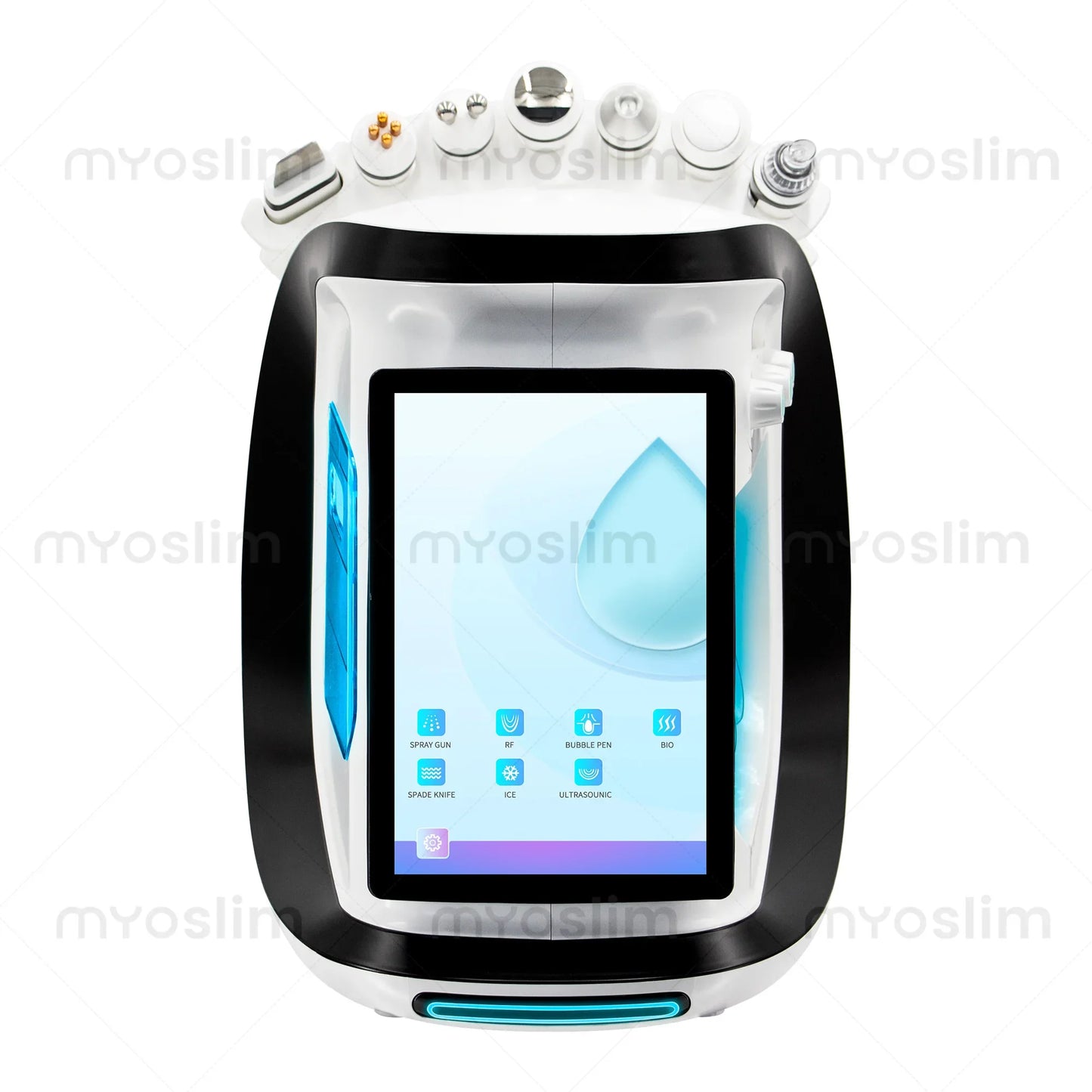 Intelligent Ice Blue Skin Management System – Hydro Facial Device For Wrinkle Reduction And Skin Care