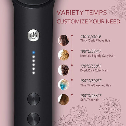 Hair Straightener Professional Ptc Quick Heated Electric Hot Comb Hair  Comb Personal Care Multifunctional Hairstyle Brush