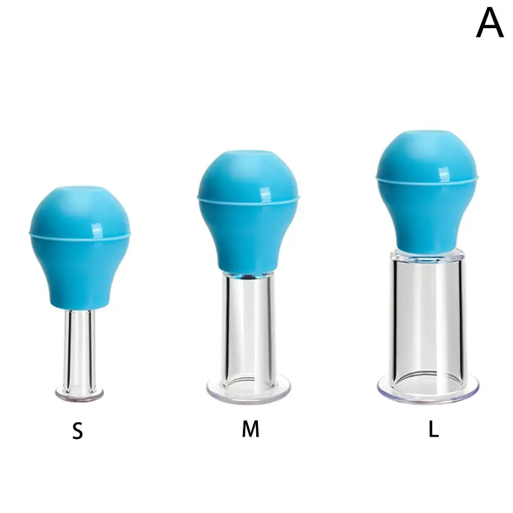 Silicone Facial Massage Cups Rubber Vacuum Cupping Cellulite Jar Cups Pvc Face Skin Massager Anti Body Lifting Skin Scrapin U2S7