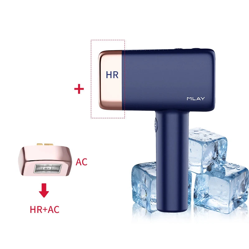 MLAY T14 IPL Hair Removal ICE Cool Laser Hair Removal Epilator 3IN1 Permanent Epilator Body 500000 Flashes Electric Depilator