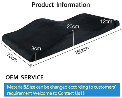 Wholesale Ergonomic Curved Beauty Lash Bed Mattress Topper Furniture Bedroom Furniture Modern Wave for Salon Home