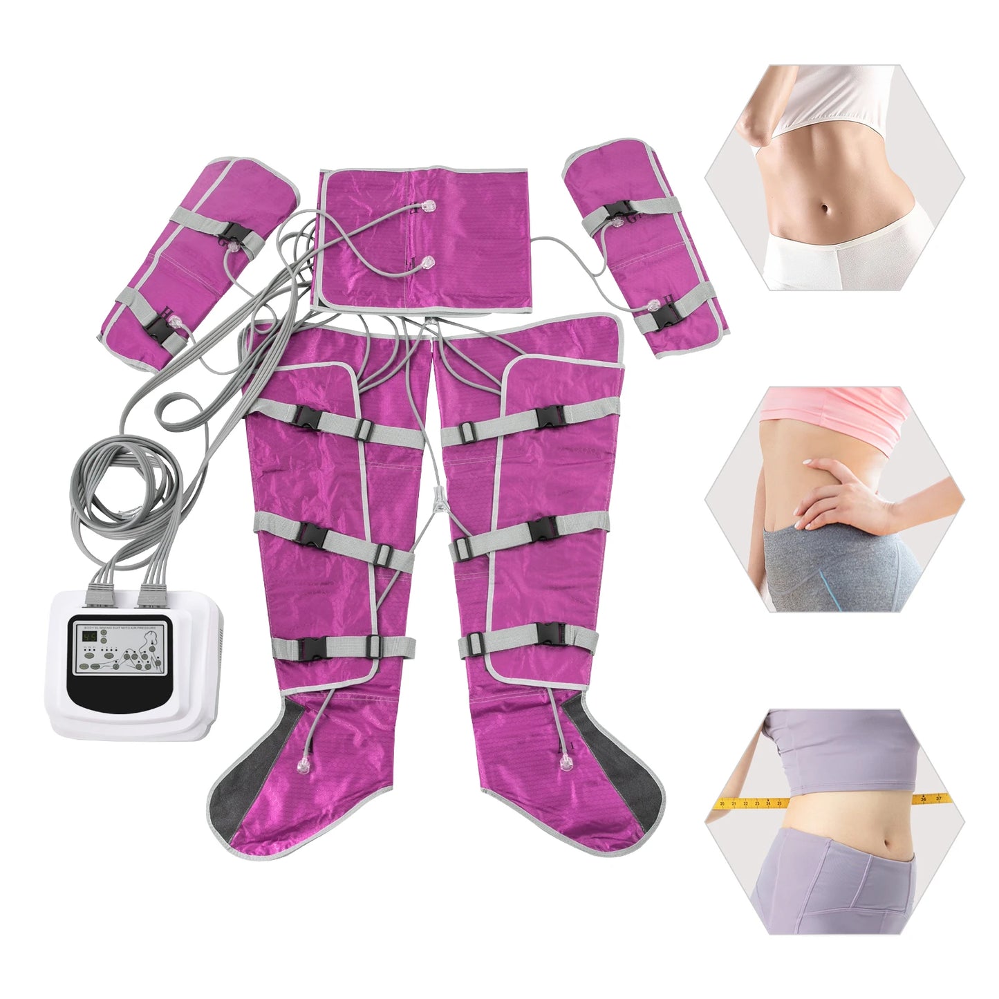 Modern Pressotherapy Machine Pressotherapy Air Pressure Lymphatic Drainage Massager  Lymphatic Drainage Device 60°/140℉