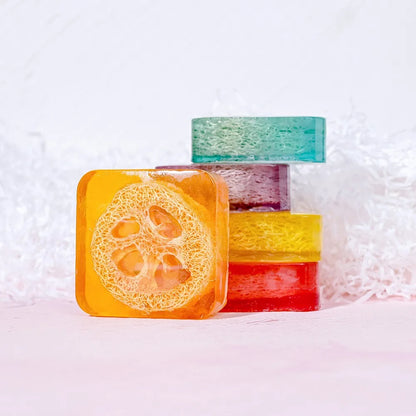 Loofah Rose Essential Oil Soap, Floral Fragrance Women'S Soap, Cleansing And Bathing Deep Cleansing Handmade Soap
