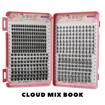 False Eyelashes Mix 32 Rows High-capacity Natural DIY Extension Supplies Lashes Cluster Multi Style Fusion Professional Makeup
