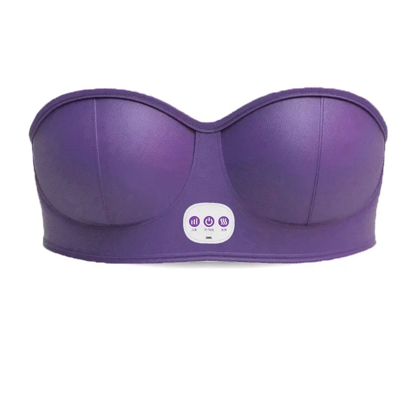 Electric Wireless Bra Enlarge Massager Chest Massager Lifting and Anti Sagging Enhancing Device for Home Use Bra
