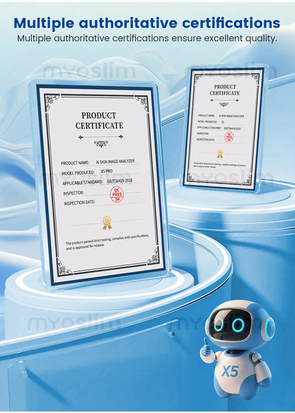 Salon-Grade Skin Analyzer Camera Multispectral imaging- 36MP HD Facial Skin Detection for Acne/Aging/Pigmentation Skin Care