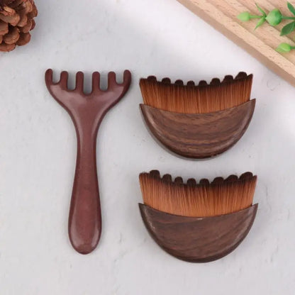 Soft Ergonomic Lymphatic Contour Brush Dry Brushing Face Brush Lymphatic Drainage Massager For Face Sculpting Face Skin Care