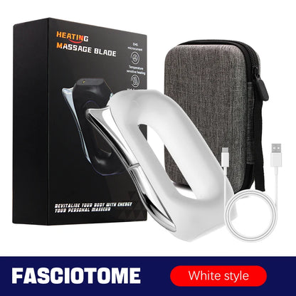 Electric Fascia Massager EMSMicro Current Vibration Deep Tissue Compression Muscle Relaxation Body Lifting Scraper Massage Knife