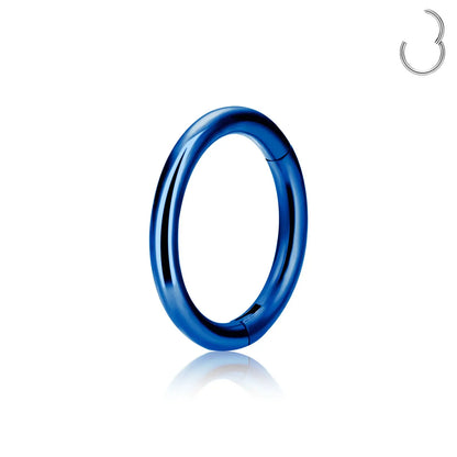 1/5Pcs Nose Rings G23 Titanium Lip Ring For Women And Men Piercing Jewelry Hoop Earrings Mixed Color Body Clips Hinged