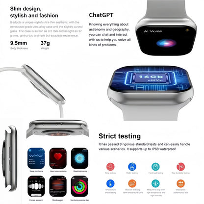 2025 New Series Watch10 GPS Track Smart Watch Men Woman HD Bluetooth Call Waterproof Sports SmartWatch For Apple Android IOS