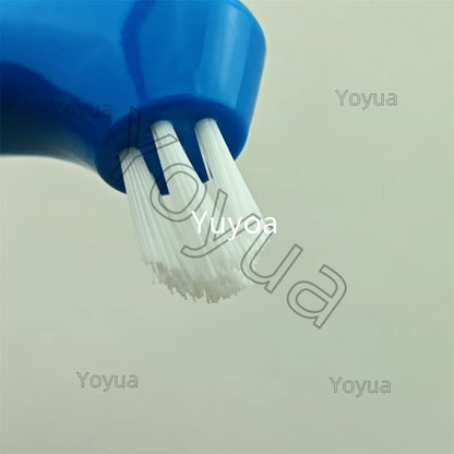 30pcs Denture Cleaning Brush Hard Dual Heads Gum Cleaner False Teeth Brush Oral Cleaning Tools