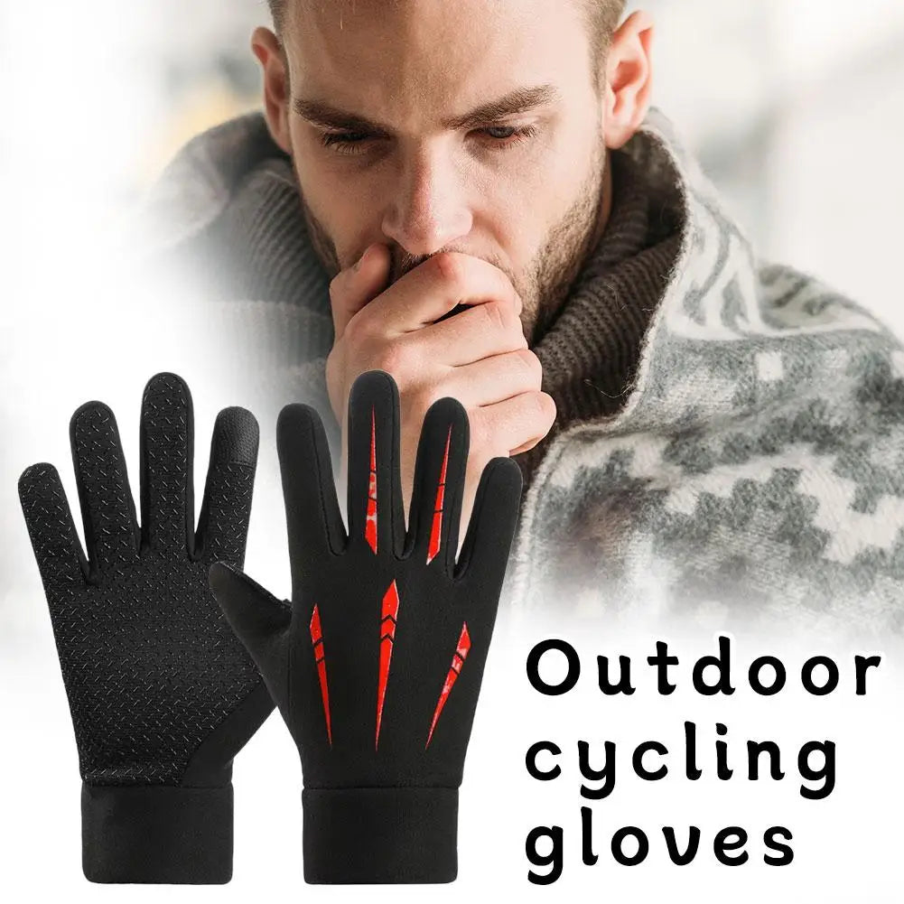 Football Gloves Waterproof Thermal Grip Outfield Cycling Player Bicycle Field Bike Sports Sports Outdoor