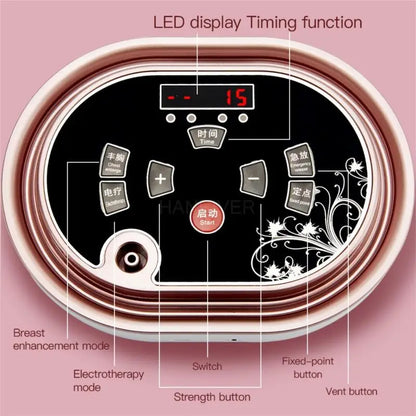 Electric Vacuum Breast Machine Enlargement Pump for Chest Massage Butt Lifting Body Shaping Beauty Device Nipple Enlarge Device