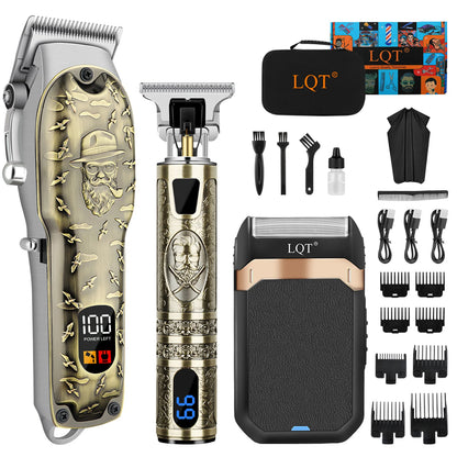 Professional Barber Tools: Cordless Electric Hair Clipper for Men,Beard Care Kit,Hair Clipper & Electric Shaver Set,Men's Gifts