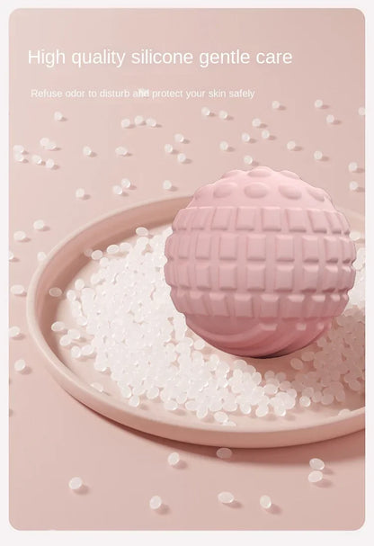 TPR Floating Point Massage Ball for Foot Neck Shoulder Pain Relief Deep Tissue Muscle Relaxation Yoga Fitness Reusable Washable