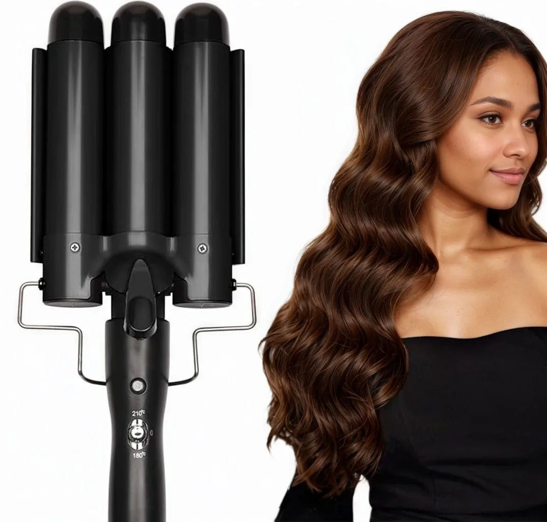 Professional Hair Tools Curling Iron Ceramic Triple Barrel Hair Curler Irons Hair Waver Styling Tools Hair Curlers for Beauty