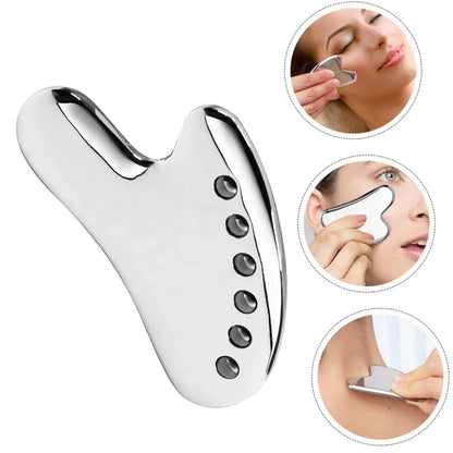 1Pcs Stainless Steel Gua Sha Scraper Physical Therapy Fascia Knife Myofascial Release IASTM Tools Physiotherapy Knife