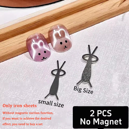 3D New Lollipop Vortex Cat Eye Nail Magnetic Pen Suck Rainbow Halo Vortex Nail Art Magnet Pen for CatEye MagneticGel Nail Polish