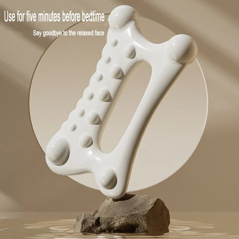 Skin scraping Massage Tool Face Lift Muscle Relief Massage Board Resinous Static Free Portable gua sha tool lifting visage AMGJ1