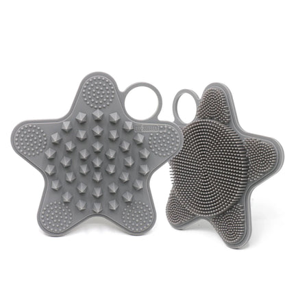 Silicone Shampoo Scalp Hair Brush Massager Head Body Scalp Massage Brush Scalp Massage Brush Comb Magic Handle Brush Spa