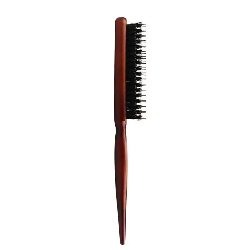 1/2/4/5pcs Wild Boar Bristle Hair Brush and Comb Set, Edge Control Styling Tools，Nylon Bristles, ABS Handle