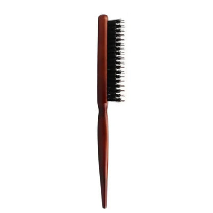 1/2/4/5pcs Wild Boar Bristle Hair Brush and Comb Set, Edge Control Styling Tools，Nylon Bristles, ABS Handle