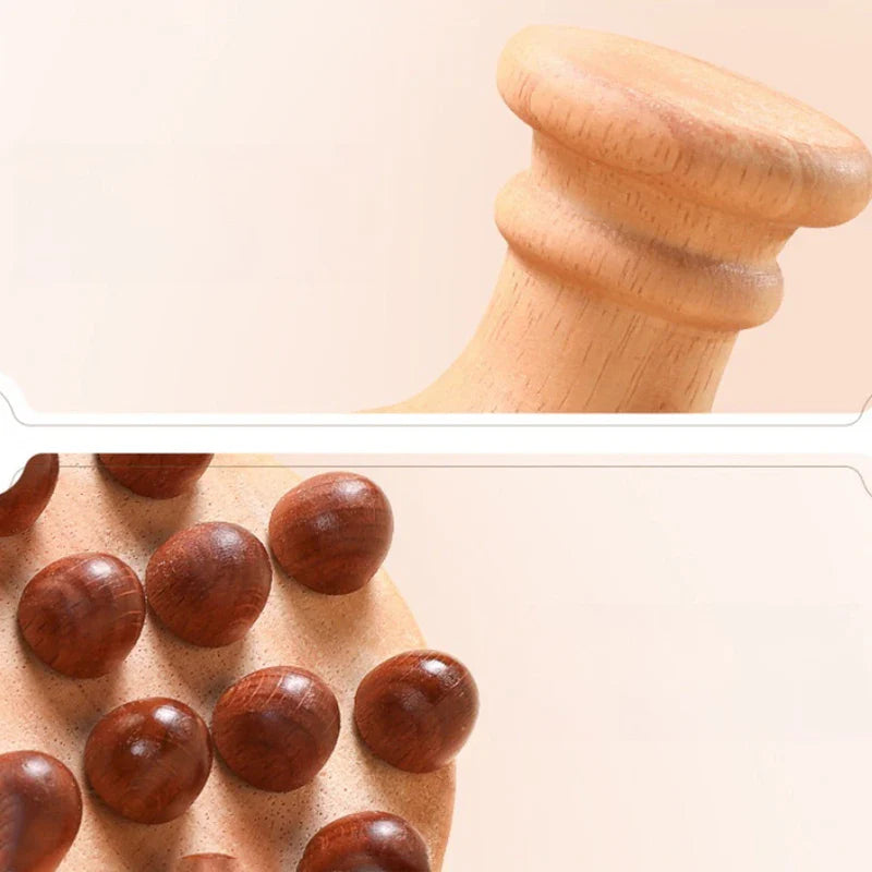 ●★☆ 1Pc Wooden Mushroom Massager Wood Therapy Massage Tool For Relief Muscle Full Body Massage Relax