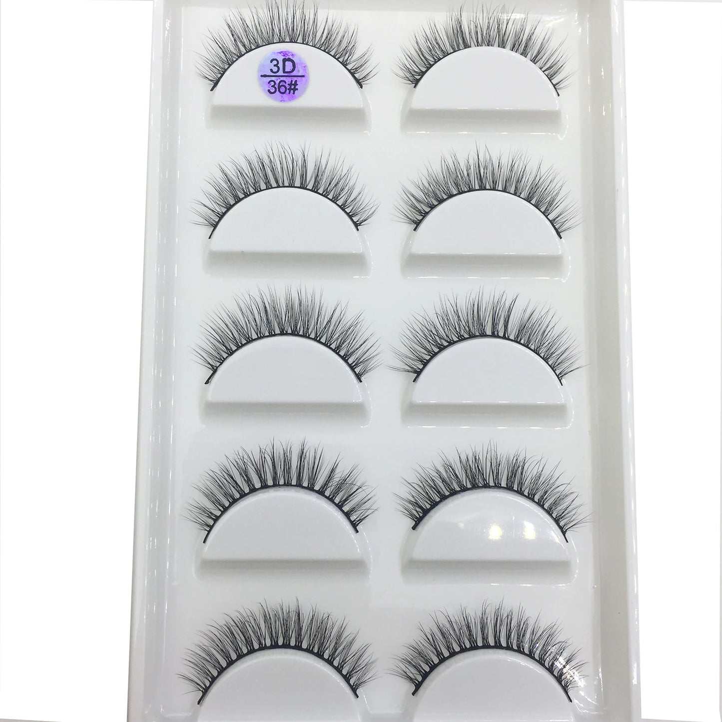 15 Style 5 Pairs 3D Eyelashes Natural False Eye Lashes Thick Faux Mink Lashes Soft Fake Eyelash Wispy Makeup Cilios