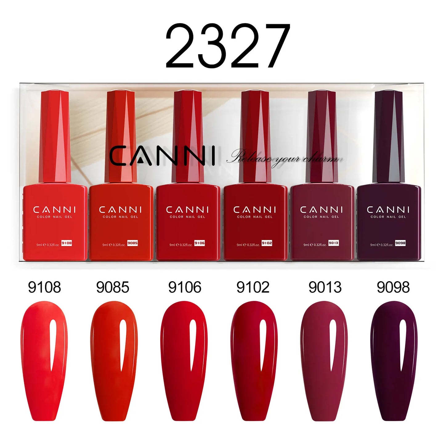 CANNI Nail Gel Polish Set HEMA TPO FREE Jelly Nude Color Rubber Base UV Construction Gel Semi Permanent Soak off UV LED Gel Nail