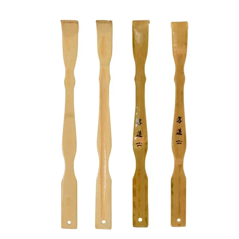 Durable Bamboo Massager Back Scratcher Wooden Body Roller Stick Backscratcher Wooden Scratching Backscratcher Massager