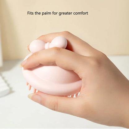 Silicone Shampoo Scalp Hair Massager Head Body Massage Comb Scalp Massage Brushes Comb Spa Massage Brush Dual Use of Dry and Wet