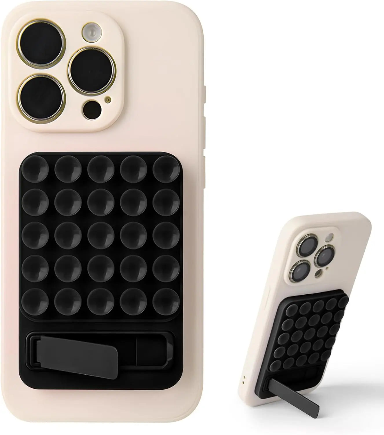 Silicone Suction Phone Mount Mirror Shower Phone Holder Foldable Adhesive Smartphones Accessory For Selfies And Videos