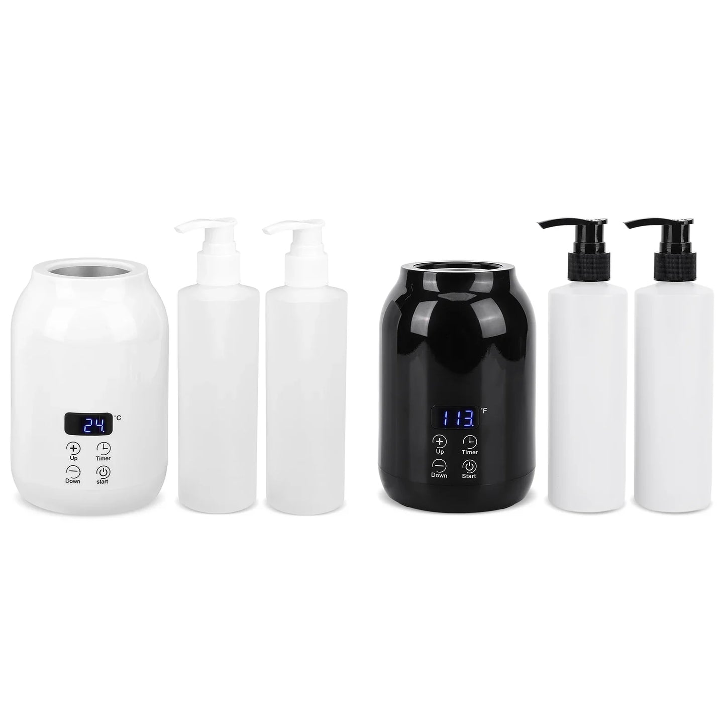 Massage Oil Warmer Digital Lotion Cream Heater 2 Heat Modes Lotion Warmer Fast Heat Lotion Warmer LED Display with Timer