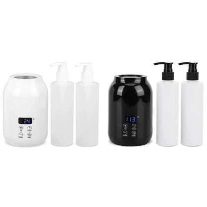 Massage Oil Warmer Digital Lotion Cream Heater 2 Heat Modes Lotion Warmer Fast Heat Lotion Warmer LED Display with Timer