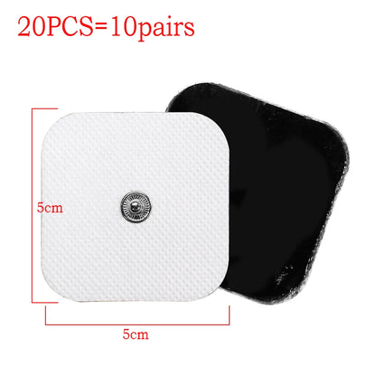10/20PCS Electrode Pads Gel For Tens Acupuncture Physiotherapy Machine Slimming Pulse Ems Muscle Stimulator Massager Sticker
