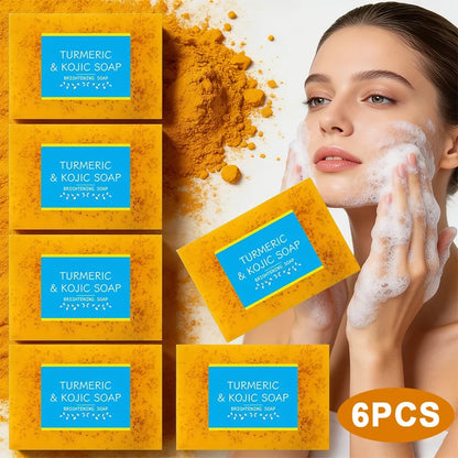 Turmeric acid soap, three-in-one handmade essential oil soap, gentle cleansing and makeup removal, bathing the whole body