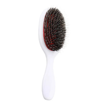 1PC Oval Boar Bristle & Nylon Hair Comb Mini Anti-static Hair Scalp Massage Comb Hairbrush Salon Hair Brush Styling Tools