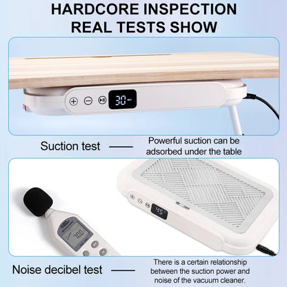 Powerful Suction 170w Nail Dust Collector Manicure Machine 2 Fans Vacuum Cleaner Nail Art Suction with Removable Filter Screen