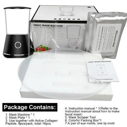 Face Mask Maker Machine Electric Facial Device DIY Fruit Natural Vegetable Collagen Self-made Mask Skin Care Reusable for Home