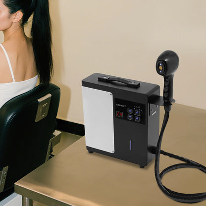 1750W Nano Hair Steamer with Digital Display,Professional 4-in-1 Hair Care System for Deep Conditioning, Coloring&Scalp Care