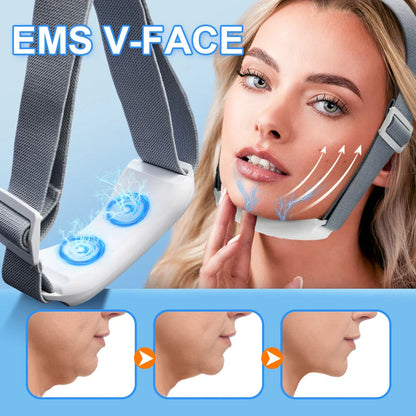 Double Chin Remover Ems Face Lifting Massager Anti Wrinkle Firming Facial Massager V-Face Lift Device Skin Care