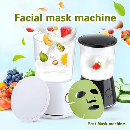 Face Mask Maker Machine Electric Facial Device DIY Fruit Natural Vegetable Collagen Self-made Mask Rejuvenation Care Reusable